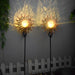 Durable Laser-Cut Iron Solar Garden Lights with Crackled Glass Ball Shade, Sun-Resistant, Automatic Charging, and Long-Lasting Outdoor Pathway Lamps-ErisView-6