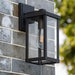 Durable Modern Aluminum and Glass Outdoor Wall Lamp with E27 Bulb Base, High Light Transmittance, and Waterproof Design for Villas, Gardens, and Balconies-ErisView-7