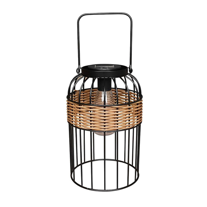 Durable Outdoor Rattan Solar Table Lamp with Long Battery Life, Automatic Day/Night Function, and Exquisite Handles for Easy Mobility and Hanging-ErisView-6