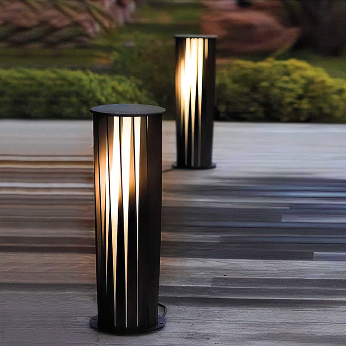 Durable Outdoor Solar Pathway Light with High Transmittance Acrylic Lampshade, Energy-Saving LED, and Waterproof Metal Body for American Homes-ErisView-5