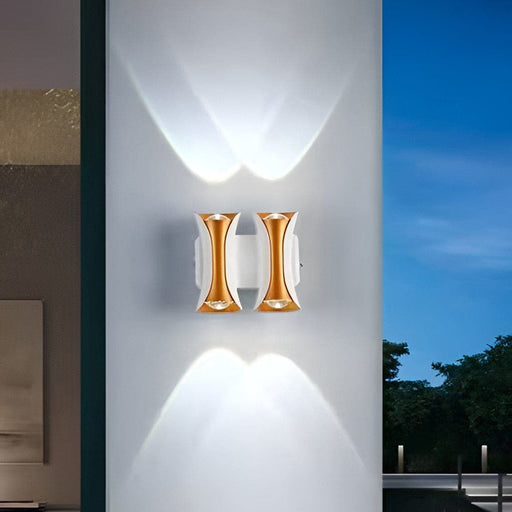 Durable Outdoor Wall Lamp with LED Up and Down Lighting, IP54 Waterproof and Rust Proof, Energy-Saving Metal Sconce for Bright and Beautiful Illumination-ErisView-1