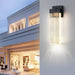 Durable Outdoor Wall Light with Bubble Crystal Lampshade, Waterproof Aluminum Body, Bright and Warm Lighting for All Weather Conditions-ErisView-13