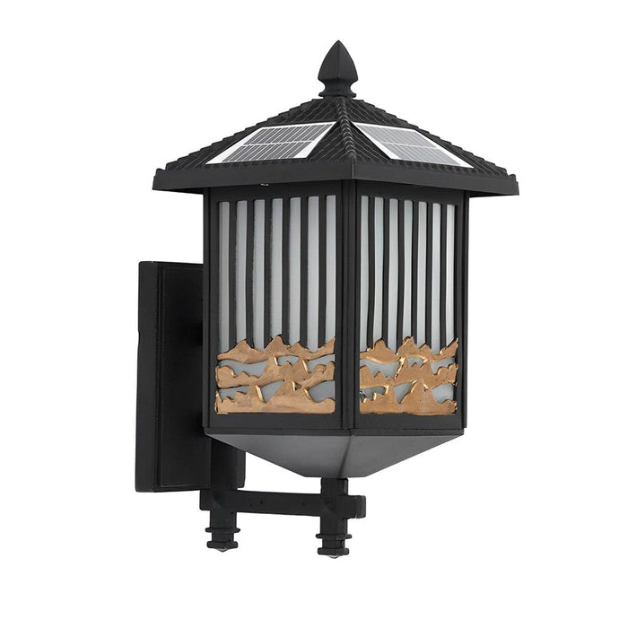 Durable Outdoor Wall Light with Die-Cast Aluminum and Frosted Glass, Waterproof, Rustproof, Wired and Solar Options for Porch and Patio-ErisView-8