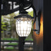 Durable Outdoor Wall Sconces with Unique Line Design, Textured Glass, and Rustproof Aluminum for Garden, Porch, Balcony, Available in Black & Bronze-ErisView-10