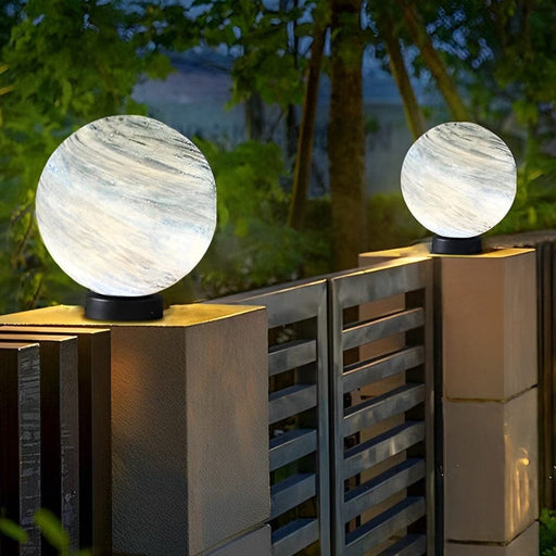 Durable Outdoor Waterproof Deck Post Light with Thickened Glass, Handmade Texture, Energy-Saving LED, and IP54 Weatherproof Design-ErisView-1