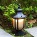 Durable Retro Fence Post Lights, Waterproof, Rustproof, and Moisture Proof Aluminum Alloy with Glass Lampshade for Cozy Outdoor Ambiance-ErisView-14