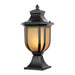 Durable Retro Fence Post Lights, Waterproof, Rustproof, and Moisture Proof Aluminum Alloy with Glass Lampshade for Cozy Outdoor Ambiance-ErisView-10