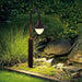 Durable Rust-Proof Outdoor Light with Textured Frosted Shade and Curved Arms, Ideal for Garden, Patio, Walkway, and Driveway, Safe in Rain or Snow-ErisView-5