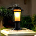 Durable Rustproof Iron Garden Light with Handmade Glass Lampshade, Superior Waterproof Performance, Available in Three Heights for Outdoor Pathways-ErisView-16