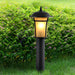 Durable Rustproof Iron Garden Light with Handmade Glass Lampshade, Superior Waterproof Performance, Available in Three Heights for Outdoor Pathways-ErisView-17