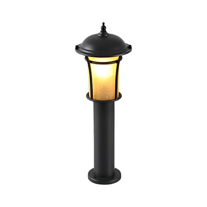 Durable Rustproof Iron Garden Light with Handmade Glass Lampshade, Superior Waterproof Performance, Available in Three Heights for Outdoor Pathways-ErisView-10