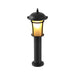 Durable Rustproof Iron Garden Light with Handmade Glass Lampshade, Superior Waterproof Performance, Available in Three Heights for Outdoor Pathways-ErisView-10