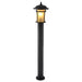 Durable Rustproof Iron Garden Light with Handmade Glass Lampshade, Superior Waterproof Performance, Available in Three Heights for Outdoor Pathways-ErisView-11