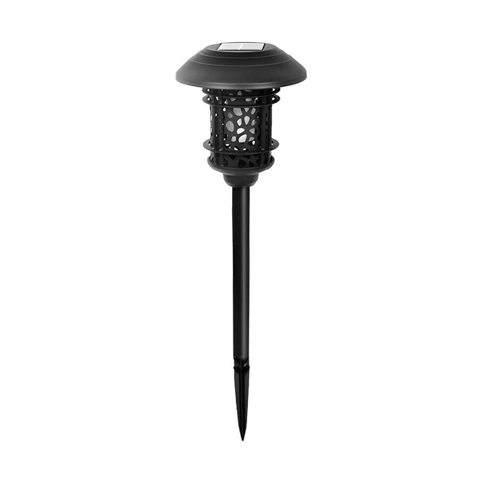 Durable Solar Lawn Lamp with Artistic Hollow Design, Waterproof Die-Cast Aluminum, Intelligent Light Control, Easy Installation for Pathways and Gardens-ErisView-7