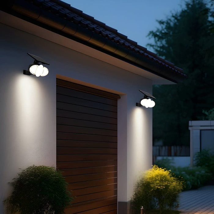 Durable Solar Motion Security Light with Adjustable LED Heads, Wide 120° Sensing Range, and Automatic Activation for Outdoor Spaces-ErisView-4