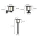 Durable Solar Outdoor Wall Light with Square Cutout Design, Dual Power Supply for Path, Patio, Courtyard, Walkway, and Garden-ErisView-10