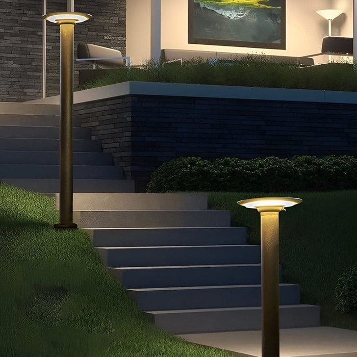 Durable Solar Post Light with High Color Rendering LED, 12-Hour Continuous Lighting, and Waterproof Die-Cast Aluminum for Garden and Pathway-ErisView-12