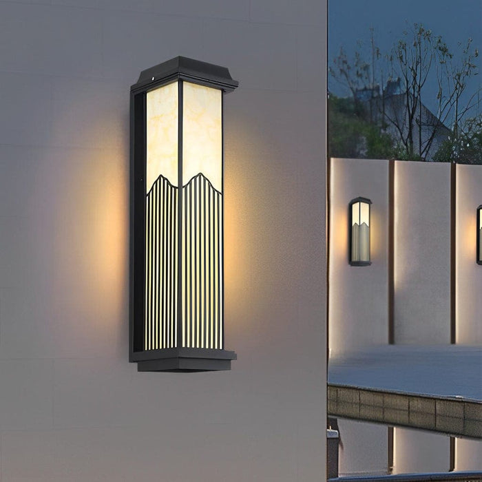 Durable Solar-Powered Outdoor Wall Lamp with Remote Control, Weatherproof Aluminum Design, Available in Three Sizes for Versatile Lighting-ErisView-7