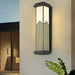 Durable Solar-Powered Outdoor Wall Lamp with Remote Control, Weatherproof Aluminum Design, Available in Three Sizes for Versatile Lighting-ErisView-1