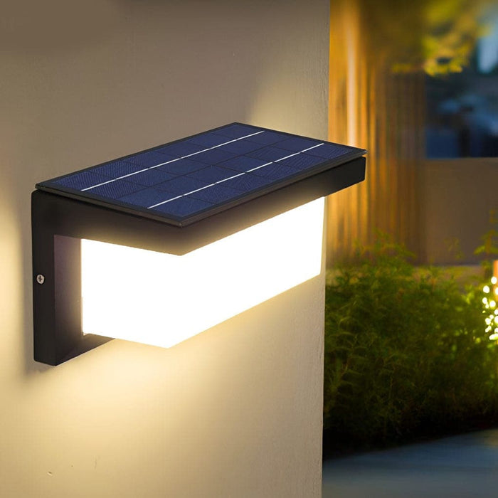 Durable Solar-Powered Outdoor Wall Light with High-Efficiency Panels, Waterproof Die-Cast Aluminum for Porch, Garden, Garage, and More-ErisView-12