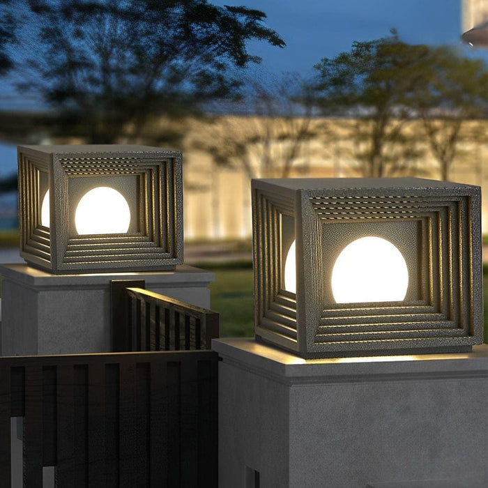 Durable Stainless Steel & Acrylic Solar Deck Post Lights with LED, Waterproof, Auto-Charging, No Wiring Needed, Perfect for Garden & Outdoor Pillars-ErisView-4