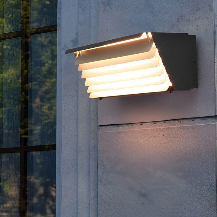 Durable Stainless Steel LED Outdoor Wall Sconce, Waterproof, Rust-Proof, High Brightness, Decorative Lighting for Patios and Gardens-ErisView-12