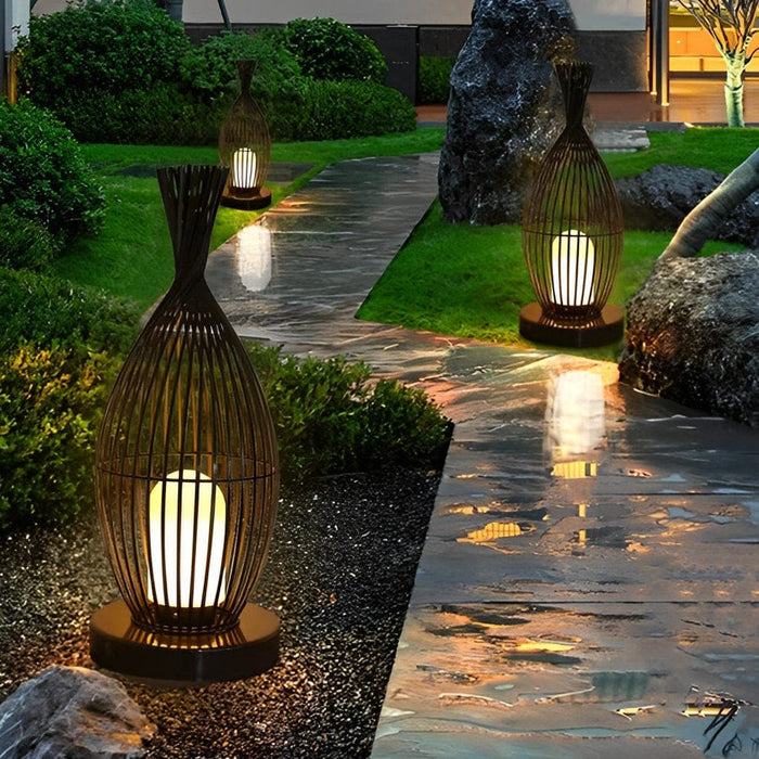 Durable Stainless Steel Landscape Lighting with Creative Design, Frosted Body, and High Light Transmission for a Warm, Romantic Courtyard Atmosphere-ErisView-20