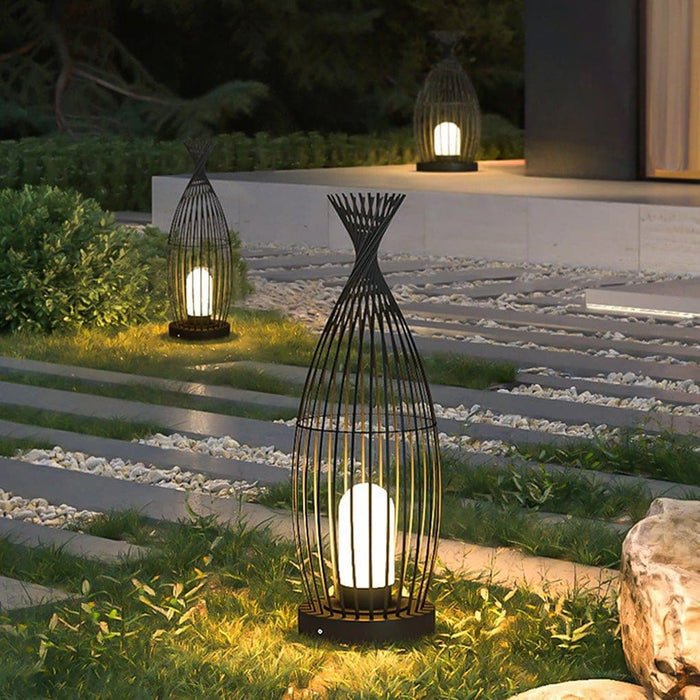 Durable Stainless Steel Landscape Lighting with Creative Design, Frosted Body, and High Light Transmission for a Warm, Romantic Courtyard Atmosphere-ErisView-23