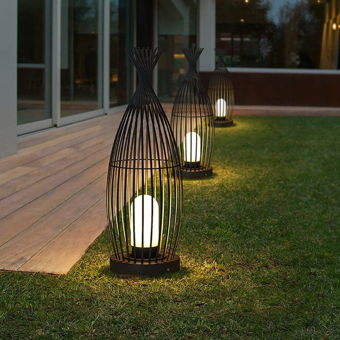 Durable Stainless Steel Landscape Lighting with Creative Design, Frosted Body, and High Light Transmission for a Warm, Romantic Courtyard Atmosphere-ErisView-14