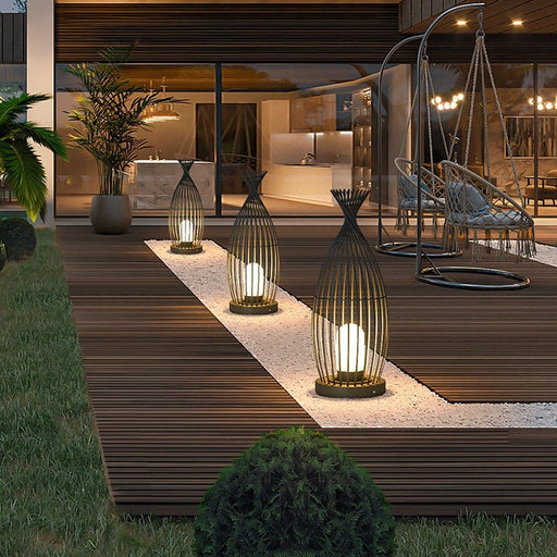 Durable Stainless Steel Landscape Lighting with Creative Design, Frosted Body, and High Light Transmission for a Warm, Romantic Courtyard Atmosphere-ErisView-1