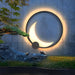 Durable Stainless Steel Moon Shape LED Wall Lamp, Rust-Resistant, Energy-Saving, Warm Light for Outdoor Use, Long-Lasting and Stylish Design-ErisView-14