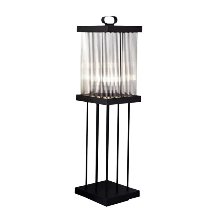 Durable Stainless Steel Outdoor Lantern with Unique Glass Lampshade, Waterproof, Rustproof, Ideal for Garden, Patio, Porch, and Driveway Lighting-ErisView-5