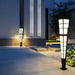 Durable Stainless Steel Outdoor Pathway Light with Imitation Marble Lampshade, Waterproof, Rustproof, Ideal for Patios, Gardens, and Courtyards-ErisView-16