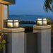 Durable Stainless Steel Outdoor Post Light, Available in Wired and Solar Powered Options, Weather-Resistant, Ideal for Columns, Courtyards, and Pavilions-ErisView-3