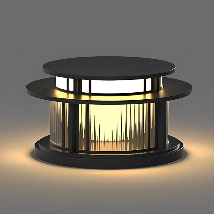 Durable Stainless Steel Outdoor Post Light, Available in Wired and Solar Powered Options, Weather-Resistant, Ideal for Columns, Courtyards, and Pavilions-ErisView-4