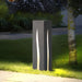 Durable Stainless Steel Outdoor Post Light with Glass Lampshade, Rust Proof, Waterproof, Ideal for Walkways, Driveways, and Gardens-ErisView-9