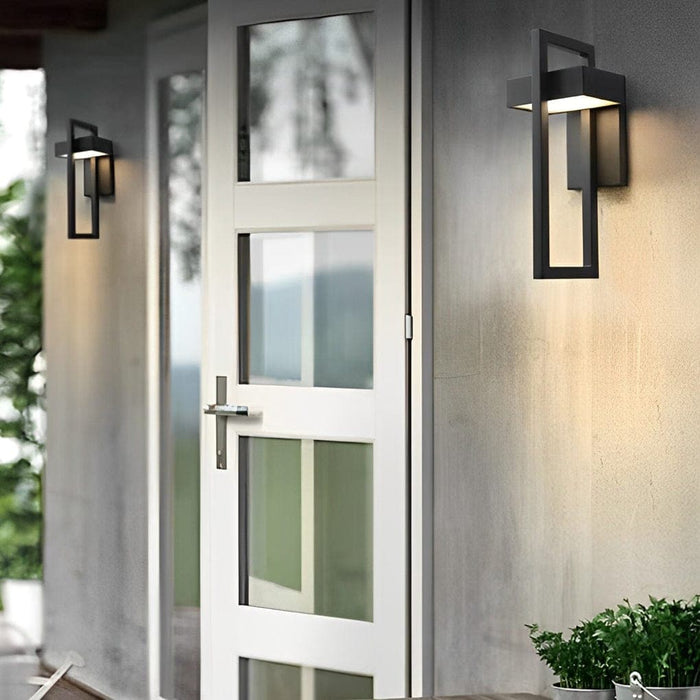 Durable Stainless Steel Outdoor Wall Lamp with Waterproof Acrylic Lampshade, IP65 Rated for Garden, Aisle, and Doorway Lighting-ErisView-17