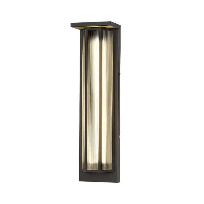 Durable Stainless Steel Outdoor Wall Lights with High Transmittance Acrylic Shade, Available in Hardwired and Solar-Powered Options, 20" and 26" Heights-ErisView-8