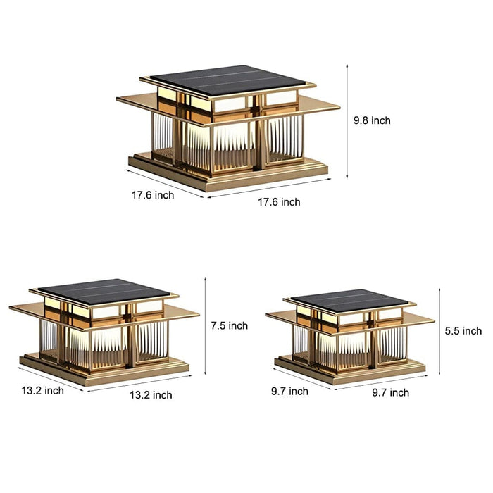 Durable Stainless Steel Solar Fence Post Light with Waterproof, Dustproof, and Rustproof Design for Outdoor Decks, Gates, and Courtyards-ErisView-9