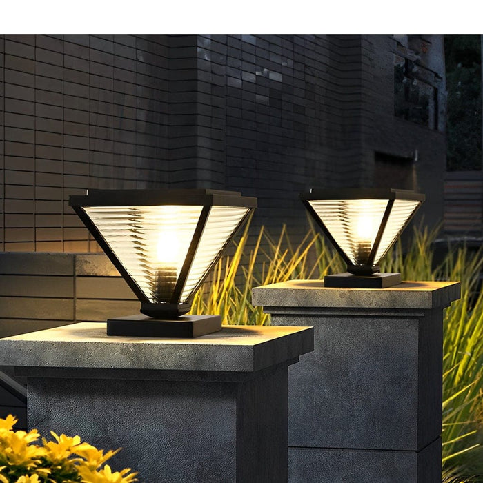 Durable Stainless Steel Solar Outdoor Deck and Fence Post Lights with High Efficiency LED and Solar Panels for Long-lasting Illumination-ErisView-6