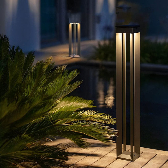 Durable Stainless Steel Solar Pathway Light, No Wiring Needed, Automatic Day/Night Operation, Multiple Heights, Waterproof & Rustproof-ErisView-13