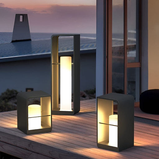 Durable Stainless Steel Solar Pathway Lights with Warm LED for Garden Decoration, Weather-Resistant, Minimalist Design for Romantic Ambiance-ErisView-1