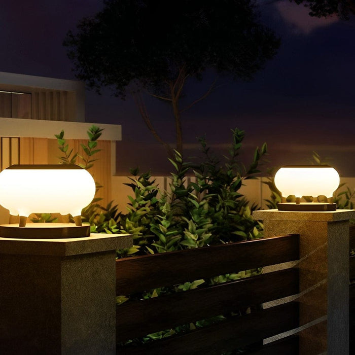 Durable Stainless Steel Solar Post Cap Lights with High-Efficiency Panels for Outdoor Use in Gardens, Paths, Fences, and Yards-ErisView-9