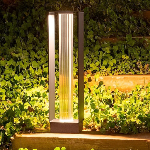 Durable Stainless Steel and Acrylic Solar Garden Light with High Light Transmittance, Fast Charging, Automatic Night Activation, Waterproof Outdoor Lamp-ErisView-1