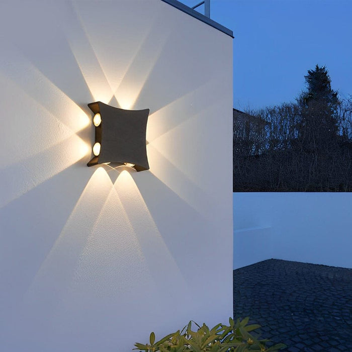 Durable Waterproof Die-Cast Aluminum LED Wall Lamp for Indoor & Outdoor Use, Energy Saving, Rustproof, Easy Installation, Modern Light Effects-ErisView-3