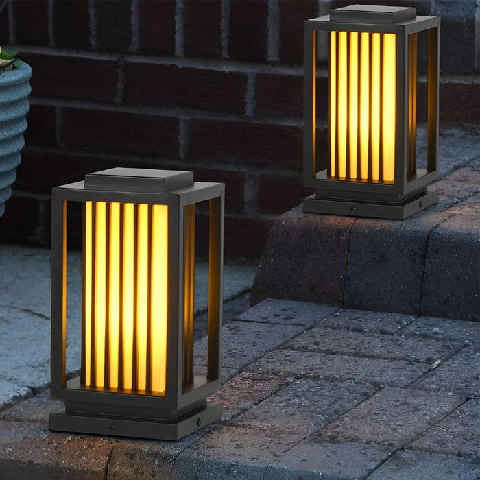 Durable Waterproof Galvanized Pathway Light, Rustproof, Heat Resistant, and Elegant Design for Gardens, Garages, Pools, and More-ErisView-13