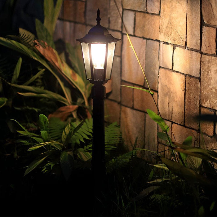 Durable Waterproof Outdoor Pathway Light with High Transmittance Glass Lampshade for Patios, Lawns, and Gardens, Easy to Install and Rustproof-ErisView-2