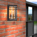 Durable Waterproof Outdoor Wall Light with Aluminum Alloy Frame and Glass Lampshade, Ideal for Courtyard, Garden, and Patio Lighting-ErisView-2