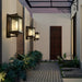 Durable Waterproof Outdoor Wall Lights for Balconies, Gardens, and More, Die-Cast Aluminum & Glass Exterior Sconces for Warm Atmosphere-ErisView-2