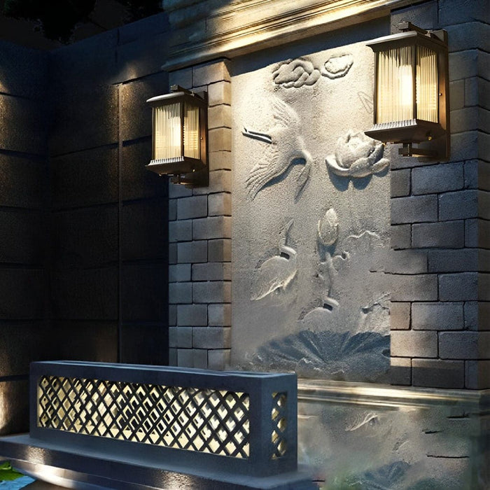 Durable Waterproof Outdoor Wall Lights for Balconies, Gardens, and More, Die-Cast Aluminum & Glass Exterior Sconces for Warm Atmosphere-ErisView-3